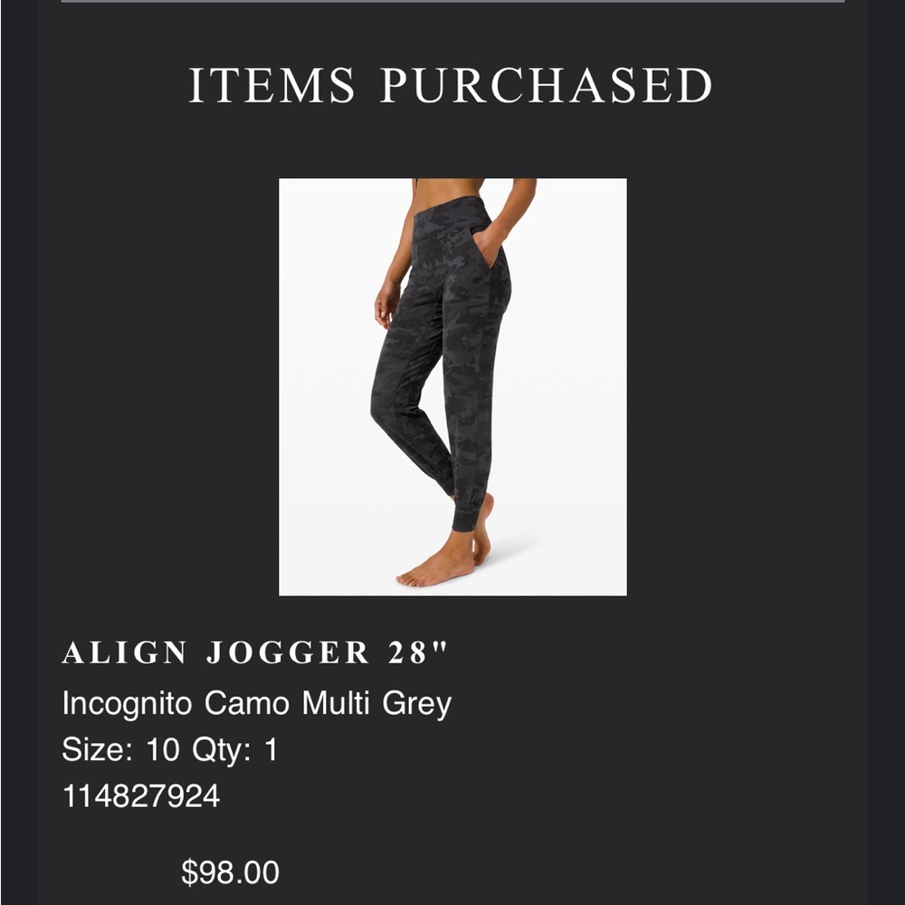 Lulu align jogger